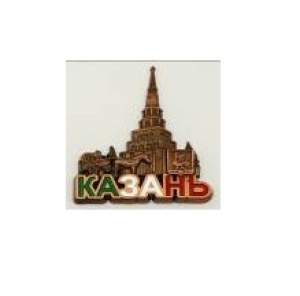 Магнит металл медь 7х6см Казань JK01-02-052  