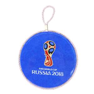 Подставка под горячее с пробкой + окантовка "ЧМ 2018" 17*17*0,7см. 5553322  