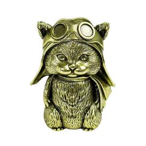 Колокольчик бронза  Кот пилот  