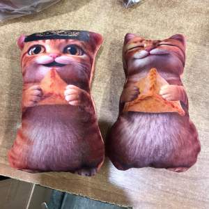 Мягкая игрушка Кот с треугольником в ассорт. 22 см  