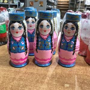 Матрёшка Татарка в тюбетейке 3м 13см  