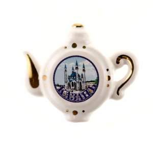 Магнит керамика чайник 4,5х5,5х1,5см Казань   