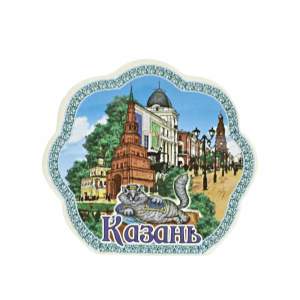 Подставка под зубочистки Казань керамика (кот, Сююмбике)  