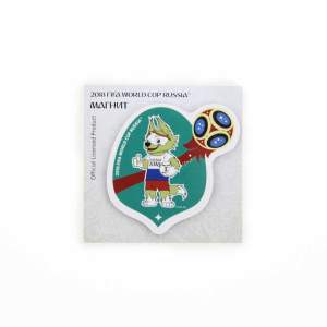 FIFA 2018 Магнит картон Забивака "РОССИЯ"  
