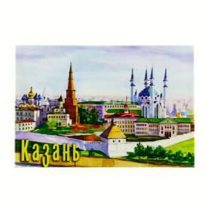 Магнит закатной 55х80мм Казань  