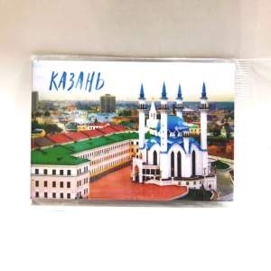 Магнит закатной 55х80мм Казань  