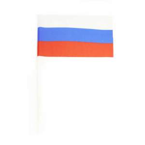 Флажок на трубке РФ без герба 23х13 см  