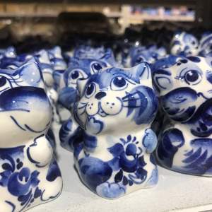 Кот Ласка синий 7см  