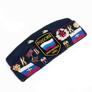 Пилотка Вооруженные силы темно синяя  