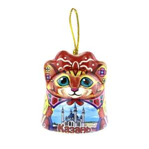 Колокольчик керамика кошка Казань  