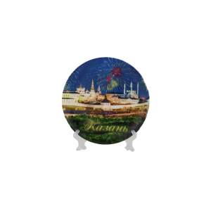 Тарелка полистоун УФ 15 см Казань Салют_08  