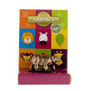 Фигурка металлическая Медведь ZOO-31 арт.09808  