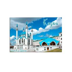 Магнит закатной 55х80мм Казань  