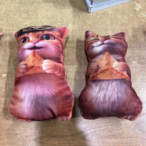 Мягкая игрушка Кот с треугольником в ассорт. 15 см  