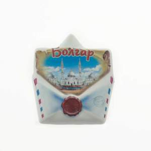 Магнит керамика конверт 5х5,5см Болгар  