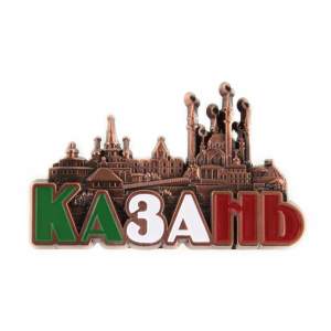 Магнит металл медь 5х8см Казань JK01-02-055  