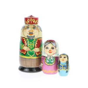 Матрёшка Бабай 3м 13 см в ассорт.   