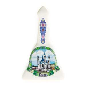 Колокольчик керамика квадратный маленький с ручкой  Казань  