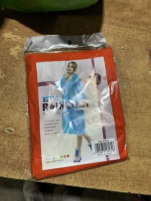Дождевик на кнопках (86 г/м) оранжевый MJ-8131  