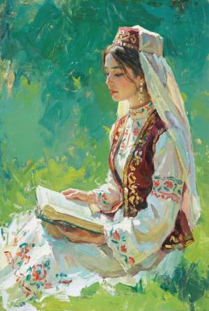 Магнит закатной 65х90мм Казань Татар Кызы  