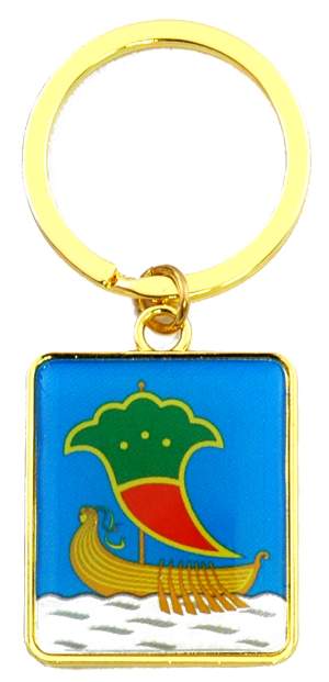 брелок металл Набережные Челны щит 22-2-13   